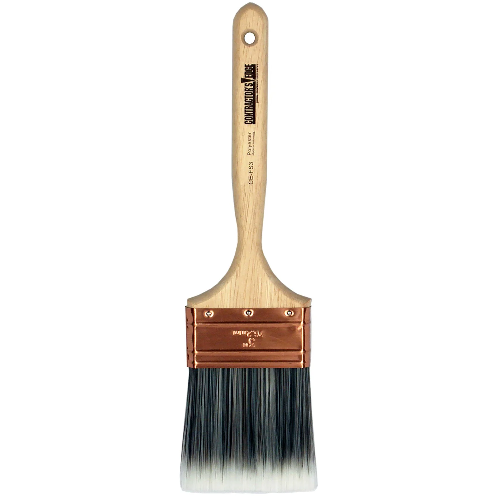 Contractor's Edge Flat Sash Polyester Paint Brush - Image 2