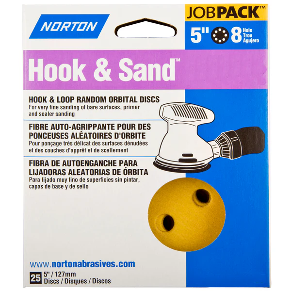 Norton Hook & Sand Abrasive 5 in. Disc (25 Pack) - Image 8