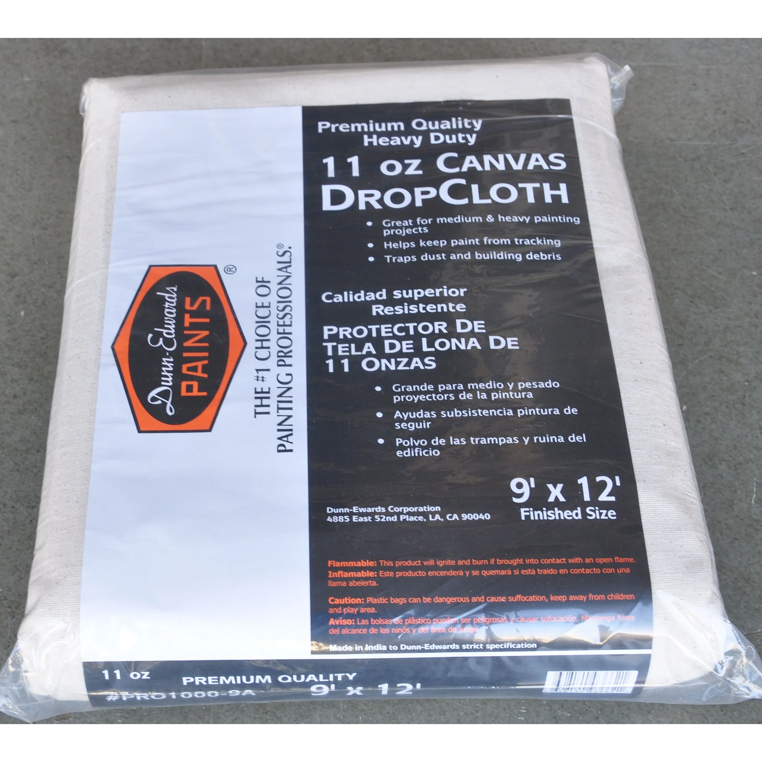 Dunn-Edwards Heavy Duty Canvas Drop - Image 3